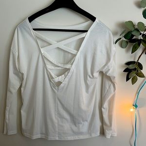 Open Back Shirt